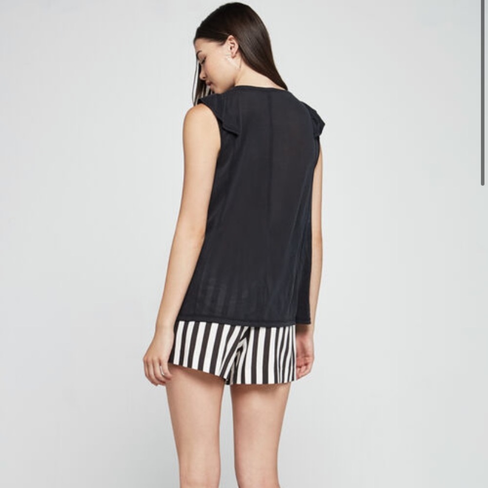 NWT BCBGeneration Ruffle Sleeve Top - Picture 5 of 6